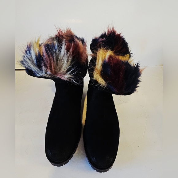 Sam Edelman Black Suede Winter Boots - Picture 3 of 12